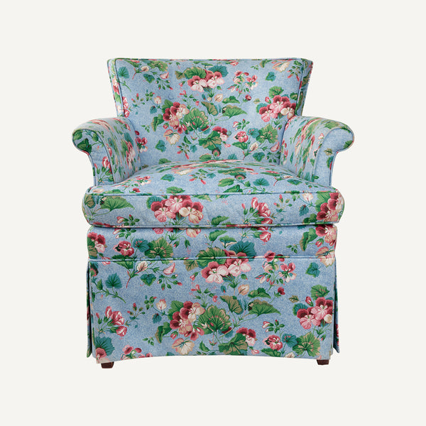 VINTAGE CHINTZ UPHOLSTERED CHAIR