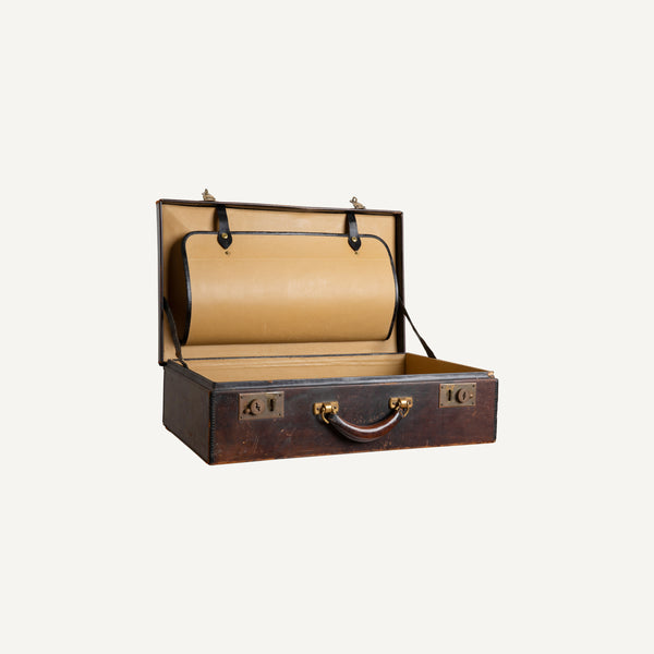 ANTIQUE LEATHER SUITCASE