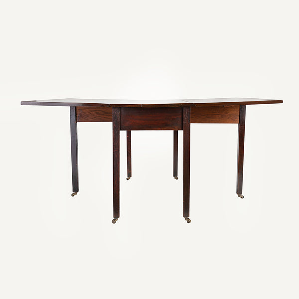 ANTIQUE GEORGIAN DROP LEAF TABLE