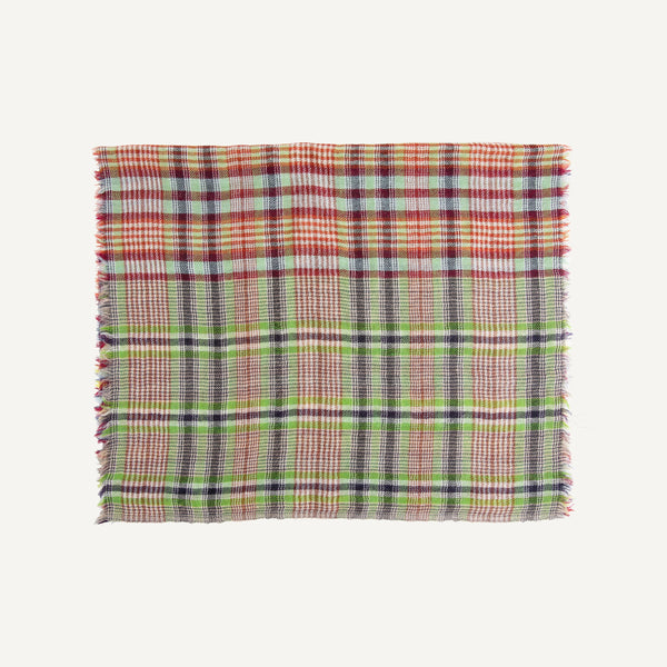 KHADI & CO PLAID SCARF