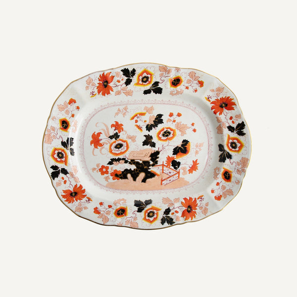 ANTIQUE MASON'S TRANSFERWARE PLATTER