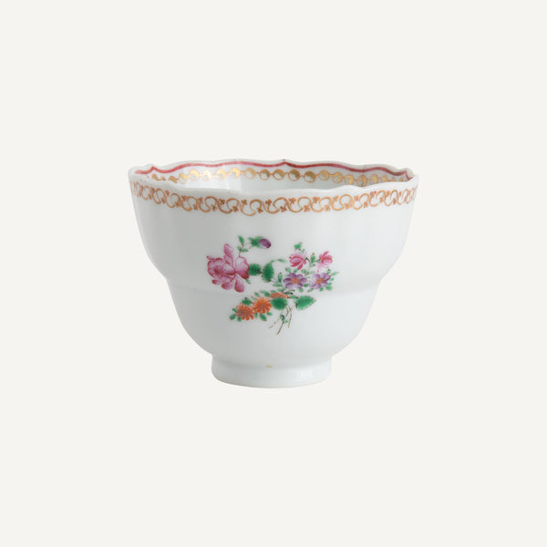 ANTIQUE CHINESE EXPORT PORCELAIN TEACUP