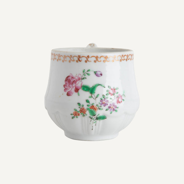 ANTIQUE CHINESE EXPORT PORCELAIN DEMITASSE CUP