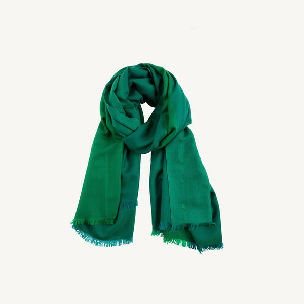 FINE CASHMERE TONAL STRIPE SHAWL