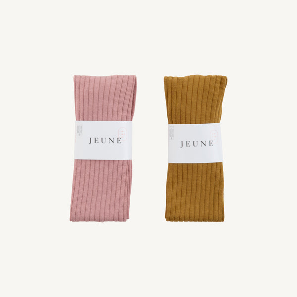 JEUNE RIBBED TIGHTS