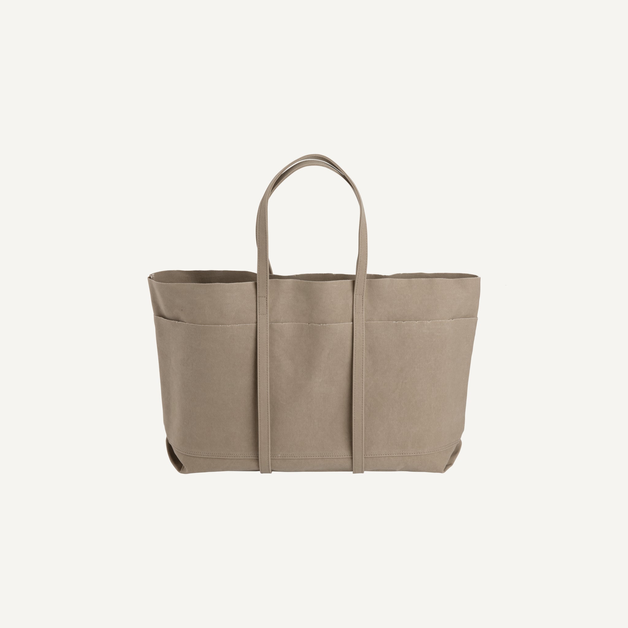 AMIACALVA LARGE WASHED CANVAS TOTE