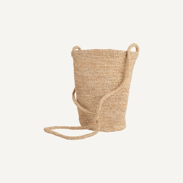 SOPHIE DIGARD RAFFIA BUCKET BAG