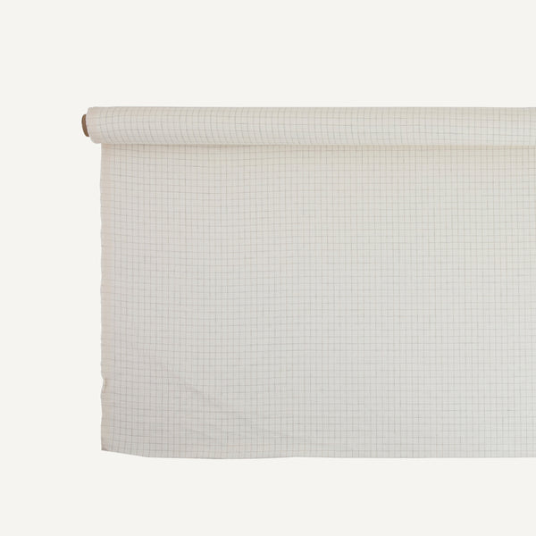 LINEN WINDOWPANE FABRIC