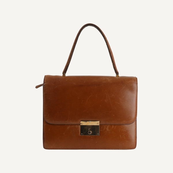 VINTAGE BOX CALF HANDBAG