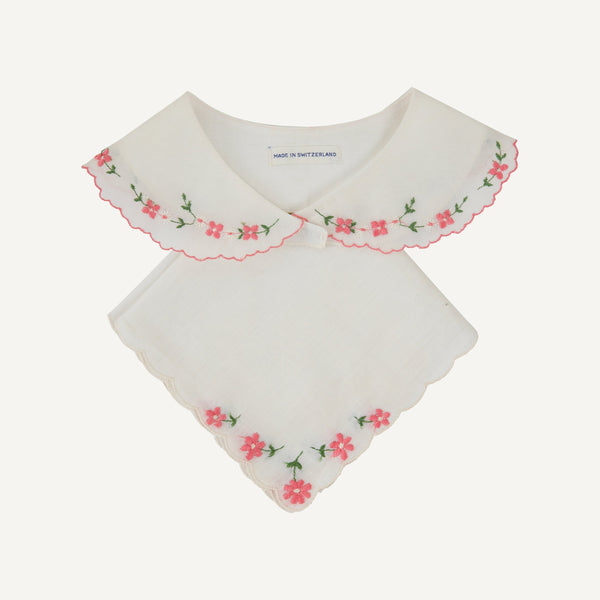 VINTAGE EMBROIDERED COLLAR & HANDKERCHIEF