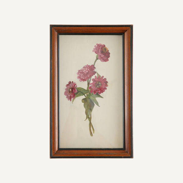 VINTAGE PAINTING OF FLOWERS