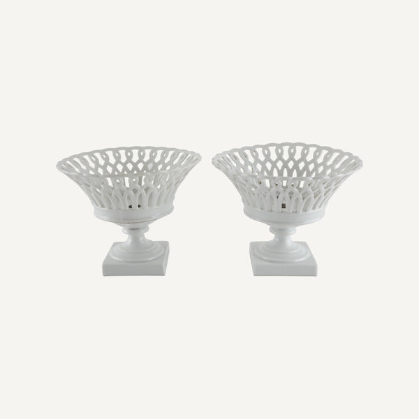 ANTIQUE TAZZA FOOTED DISHES
