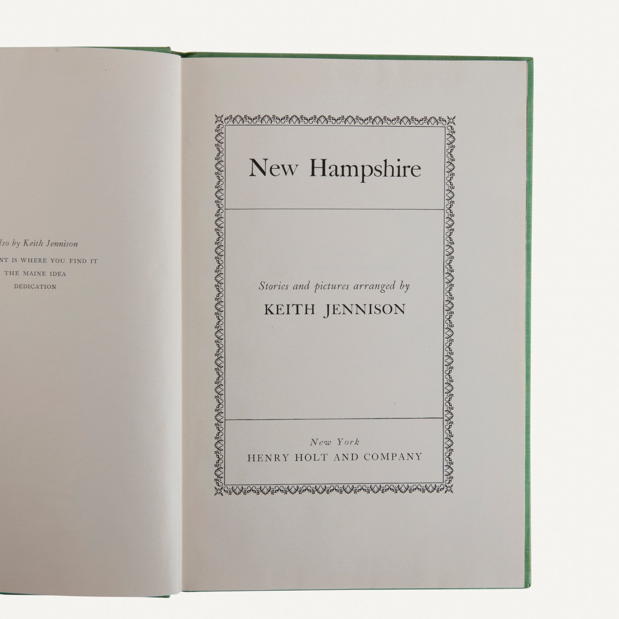 VINTAGE "NEW HAMPSHIRE" BOOK