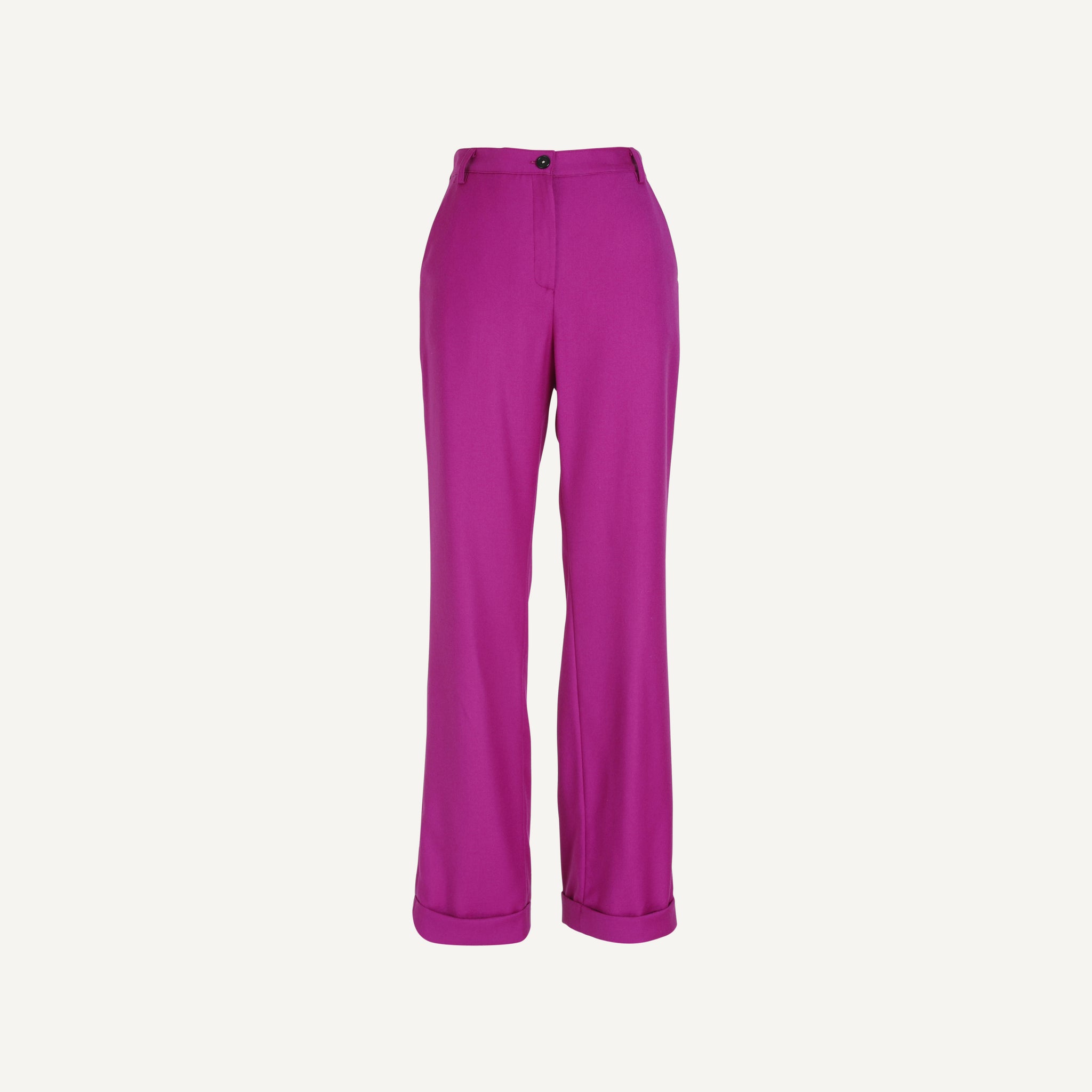 MASSIMO ALBA WOOL FLANNEL TROUSERS