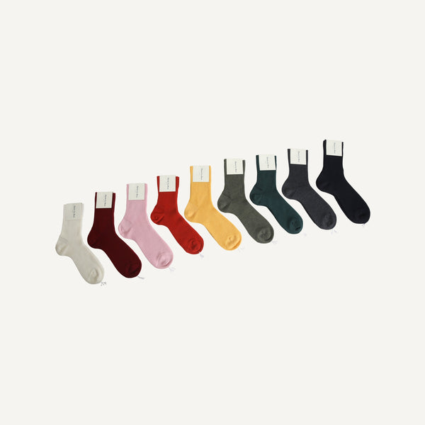 MARIA LA ROSA WOOL RIBBED SOCKS