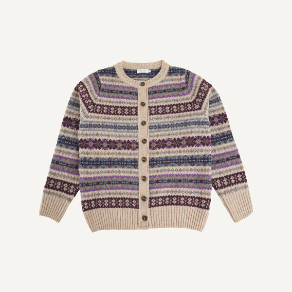 PLAIN GOODS FAIR ISLE CARDIGAN