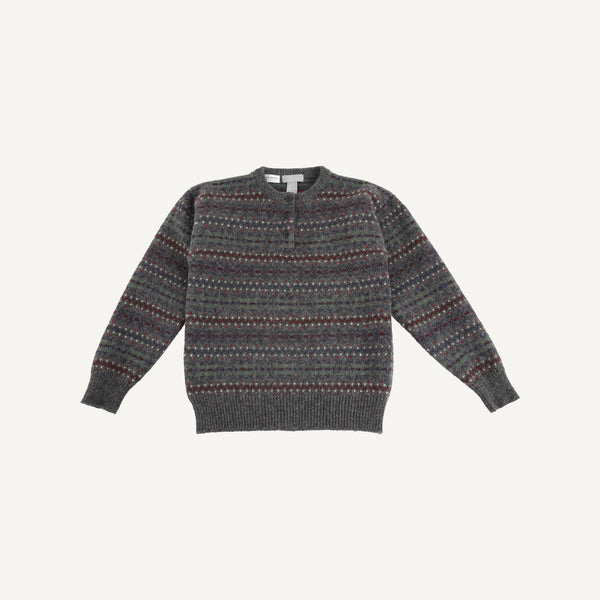 VINTAGE MICHAEL RICHARDS + PLAIN GOODS FAIR ISLE SWEATER