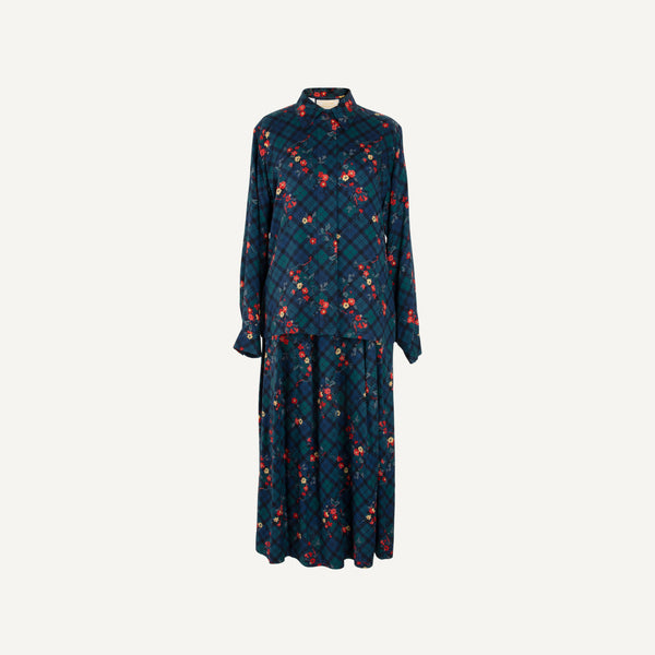 VINTAGE PENDLETON + PLAIN GOODS SKIRT SET