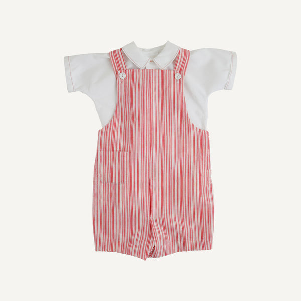 VINTAGE STRIPED COVERALLS SET