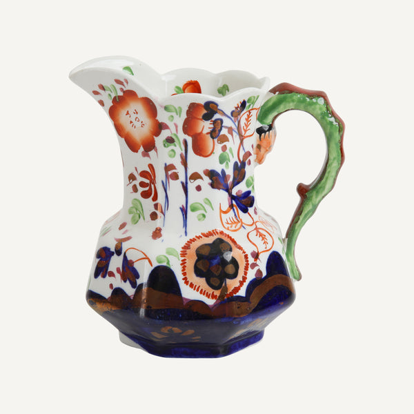 ANTIQUE ENGLISH IMARI PITCHER