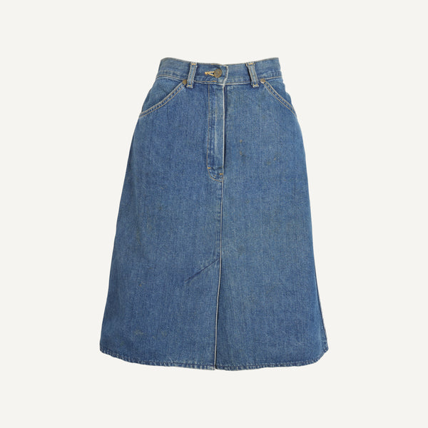 VINTAGE LEE + PLAIN GOODS DENIM SKIRT