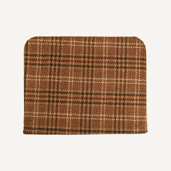 VINTAGE PLAID WOOL ZIPPERED FOLIO