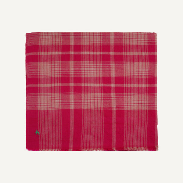 FINE CASHMERE PLAID SCARF