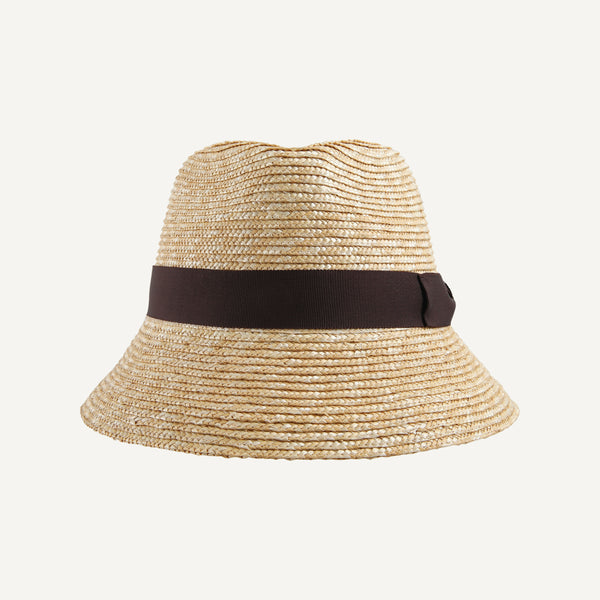 CABLEAMI STRAW BRIMMED HAT
