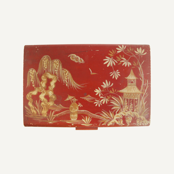 ANTIQUE PAINTED BOX