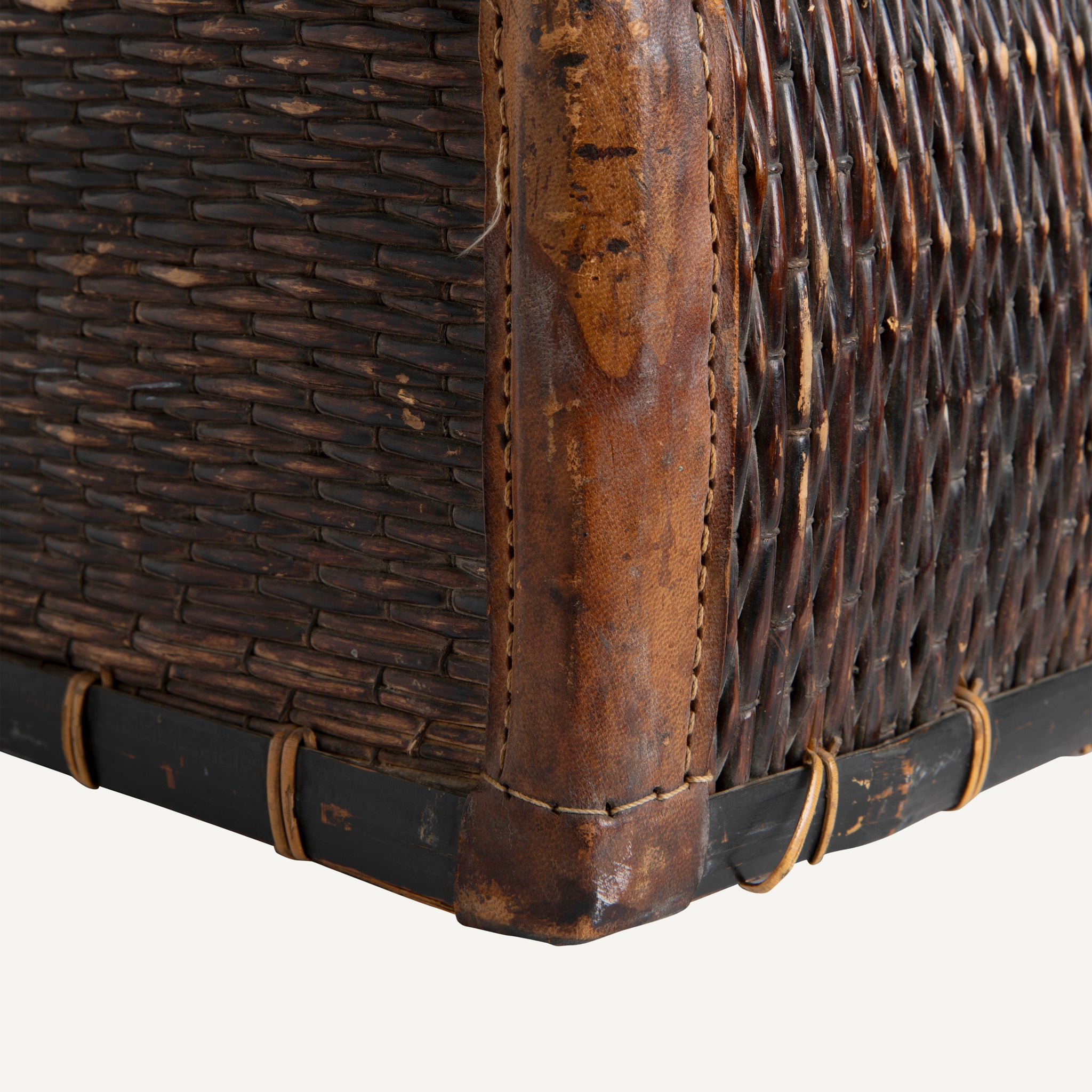ANTIQUE REED TRUNK