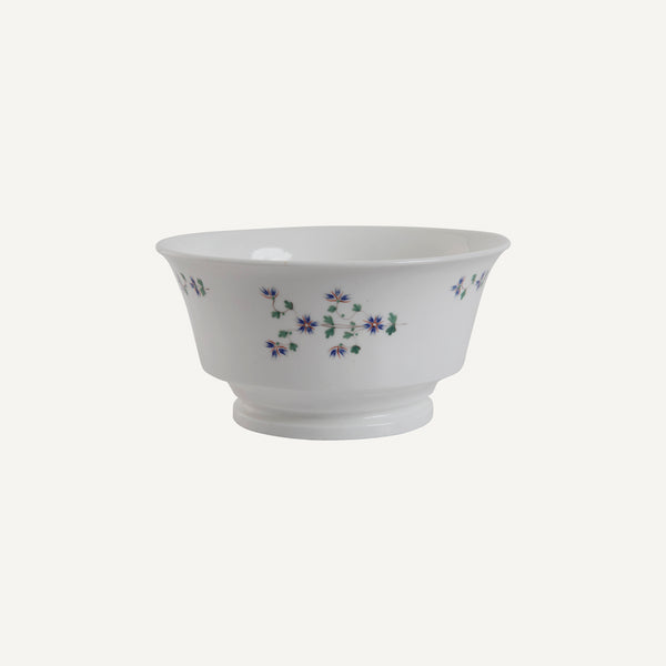 ANTIQUE SPRIG PORCELAIN FOOTED BOWL