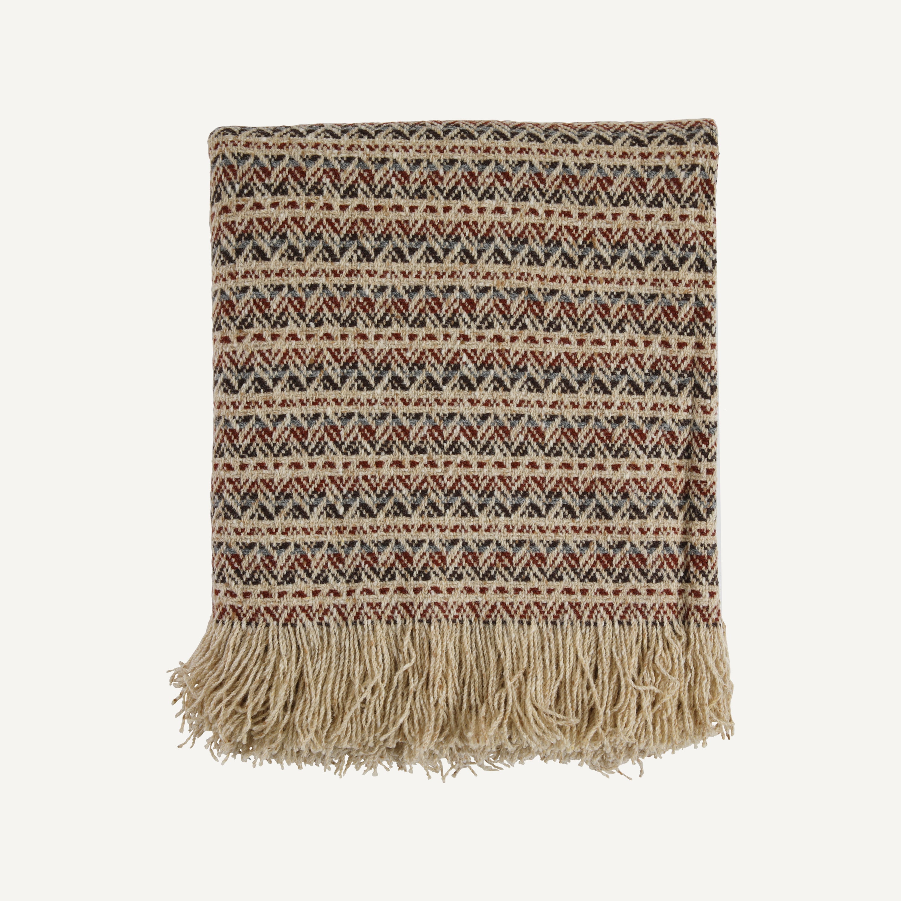 VINTAGE PENDLETON WOOL THROW PLAIN GOODS