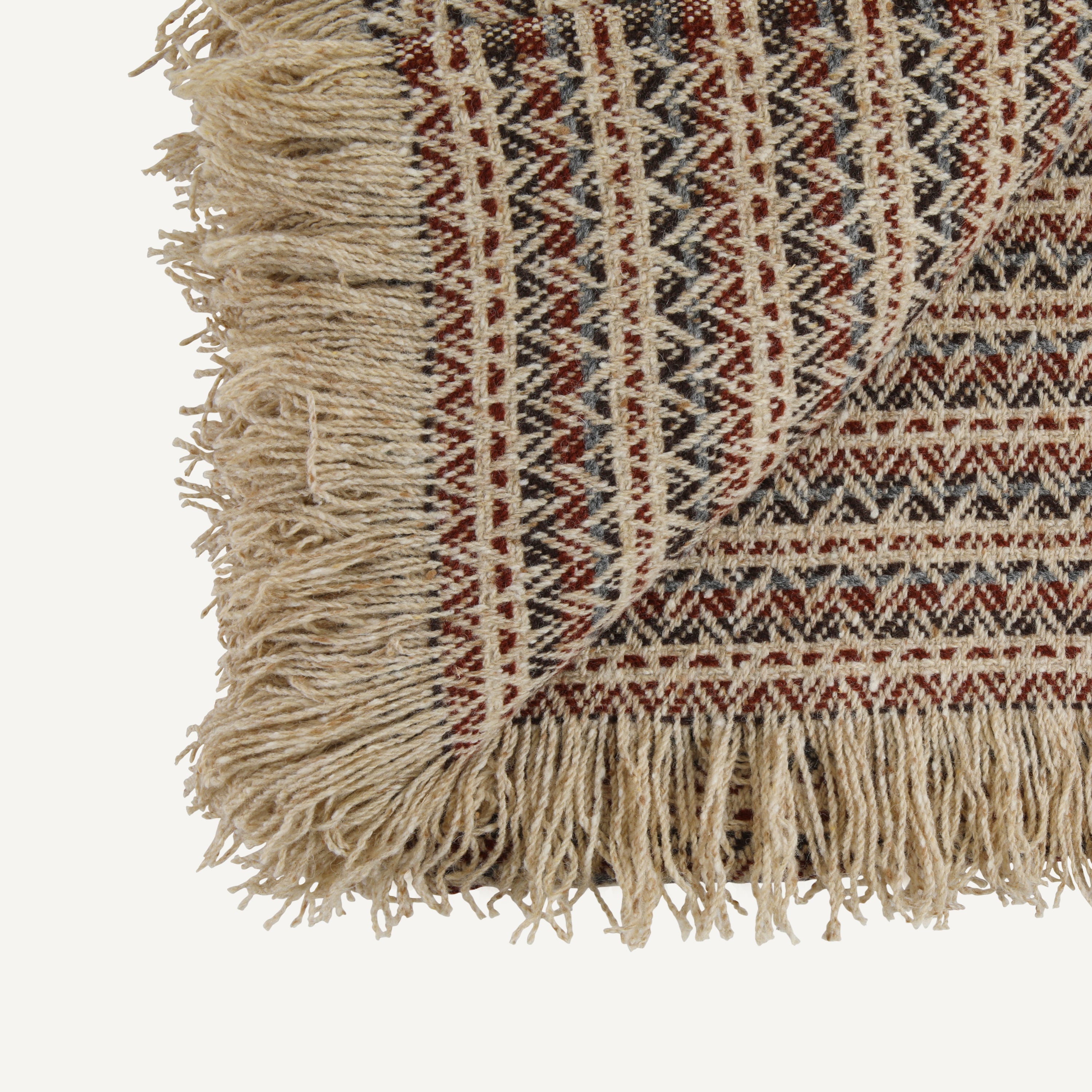 VINTAGE PENDLETON WOOL THROW PLAIN GOODS