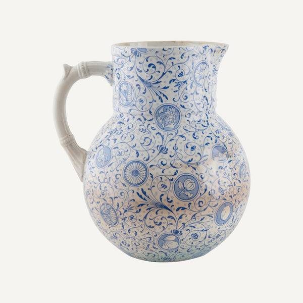 ANTIQUE TRANSFERWARE PITCHER