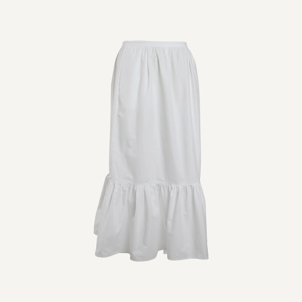 TOUJOURS RUFFLED HEM SKIRT