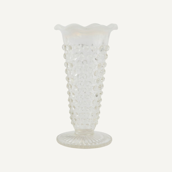 ANTIQUE HOBNAIL VASE