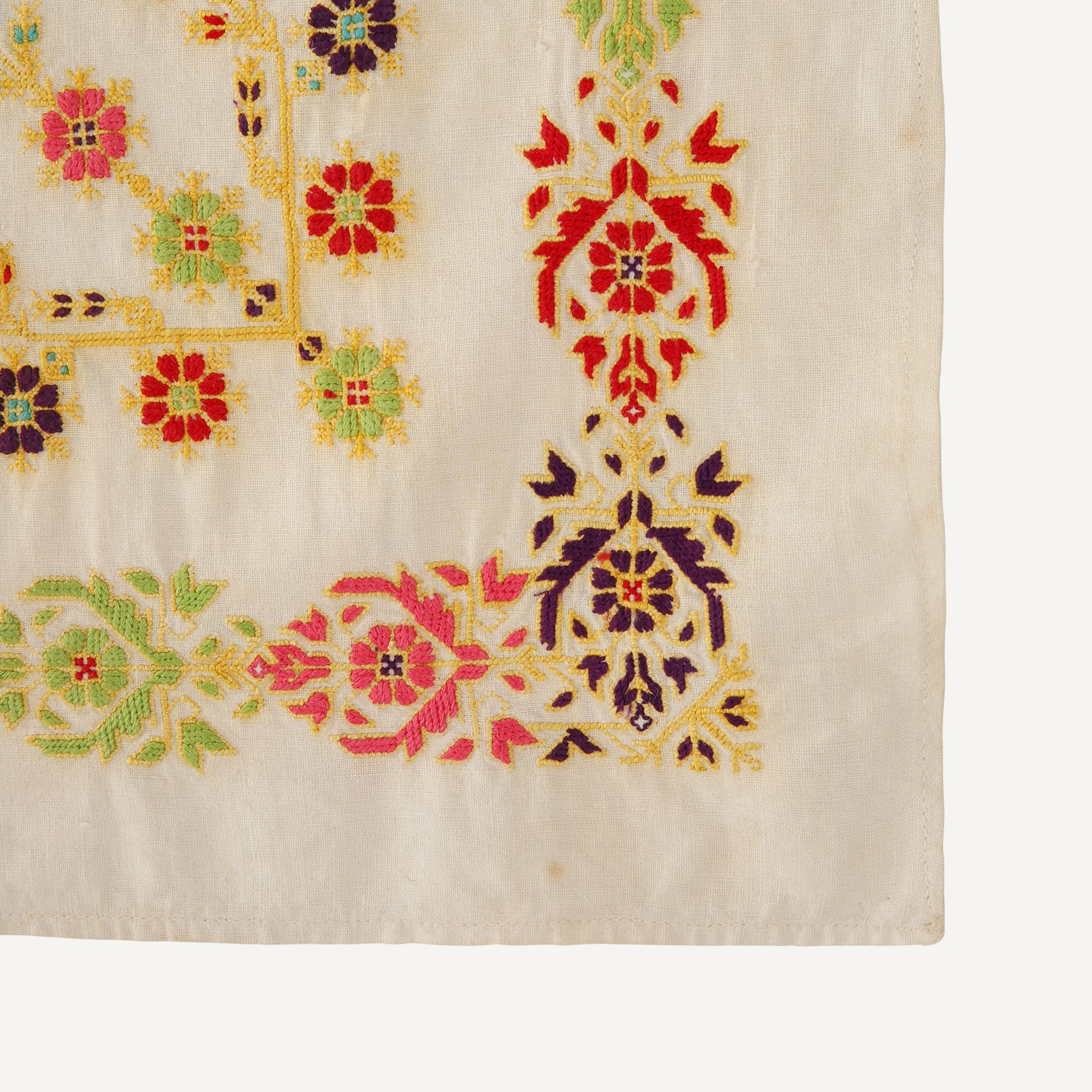 ANTIQUE EMBROIDERED TEXTILE