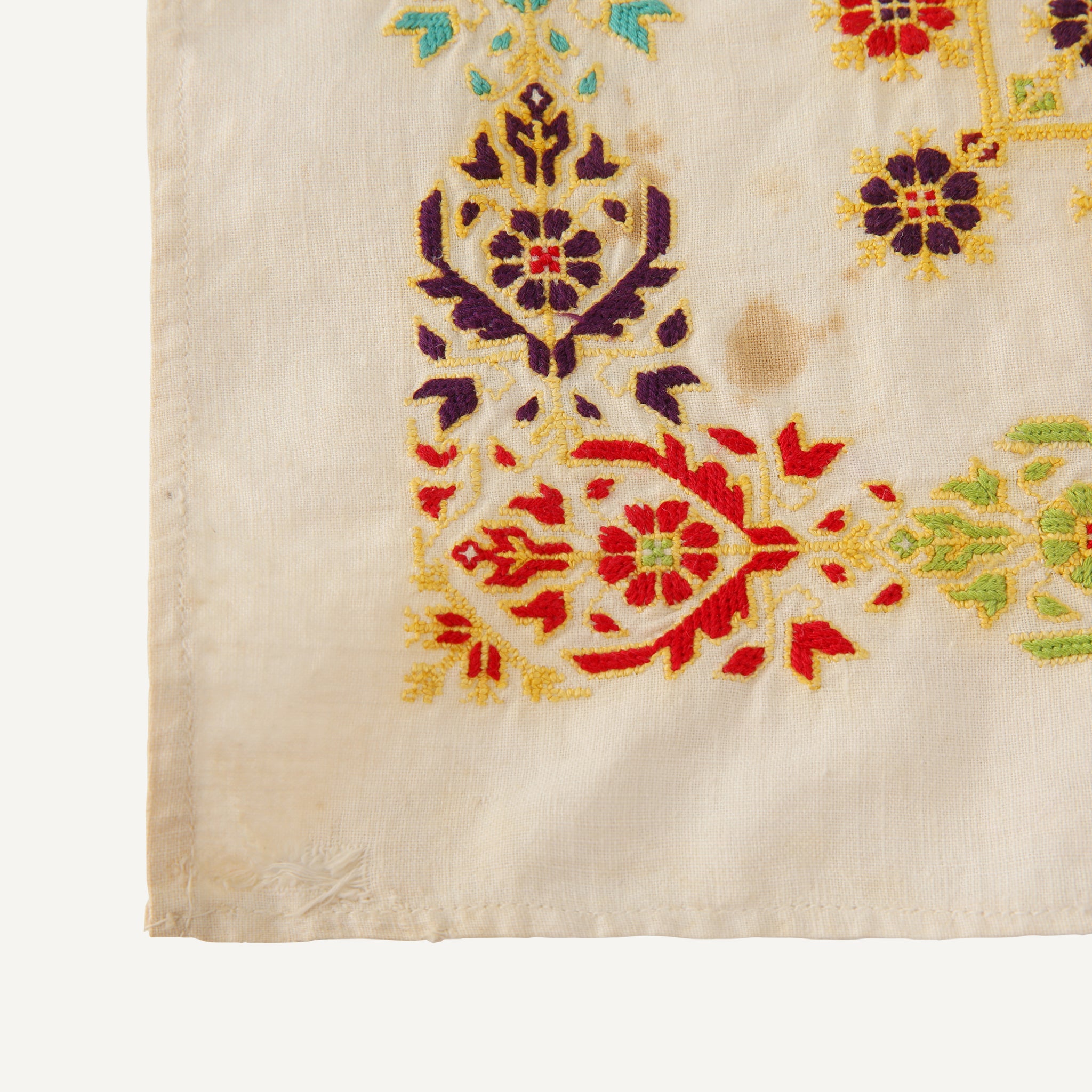 ANTIQUE EMBROIDERED TEXTILE
