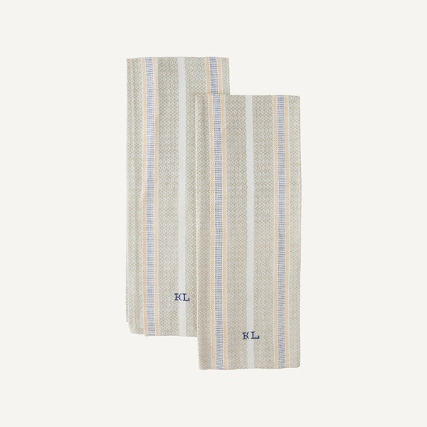 VINTAGE WOVEN TEA TOWELS