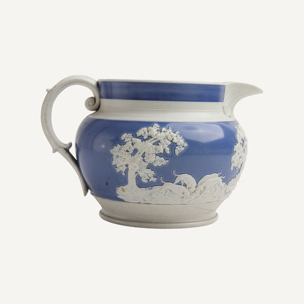 ANTIQUE JASPERWARE JUG