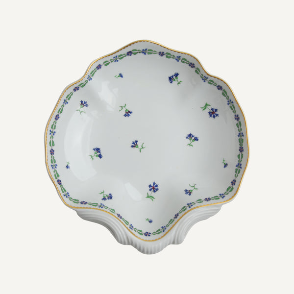 VINTAGE LIMOGES CORNFLOWER SPRIG SERVING DISH