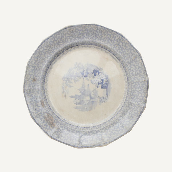 ANTIQUE TRANSFERWARE PLATE