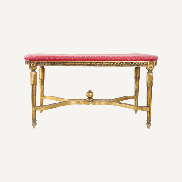 ANTIQUE GILDED BENCH