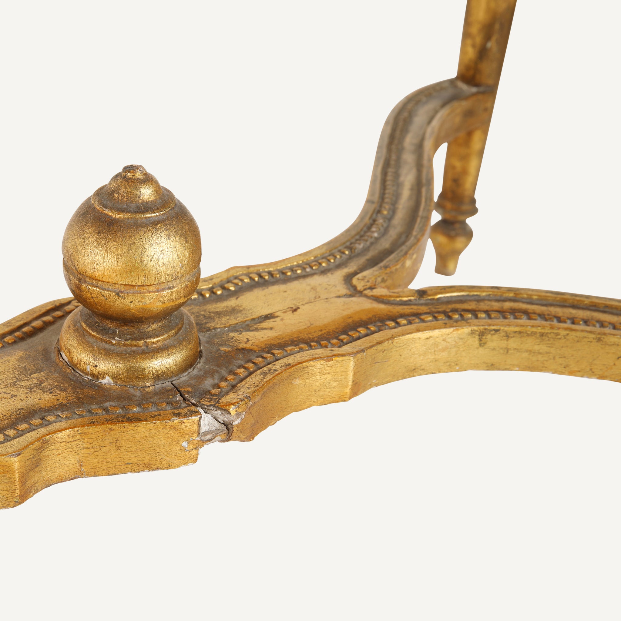ANTIQUE GILDED BENCH