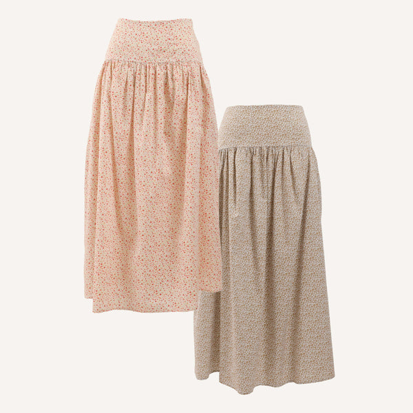 THE LITTLE PROJECT FIELD FLORAL SKIRT