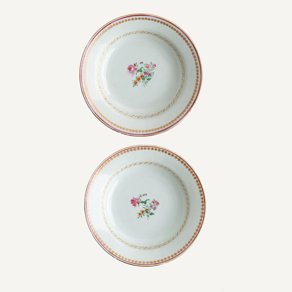 ANTIQUE CHINESE EXPORT PORCELAIN BOWLS