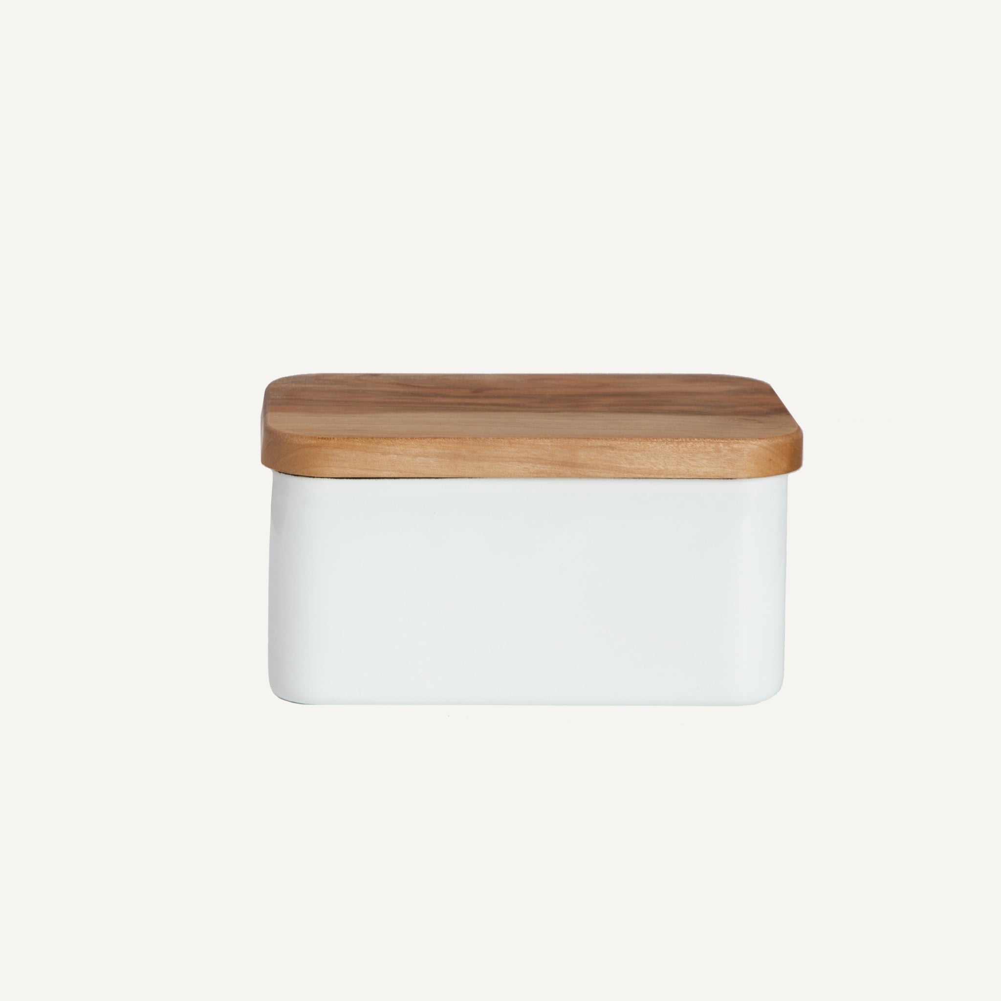 ENAMEL BUTTER DISH – PLAIN GOODS