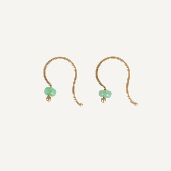 CHRYSOPRASE DROP EARRINGS