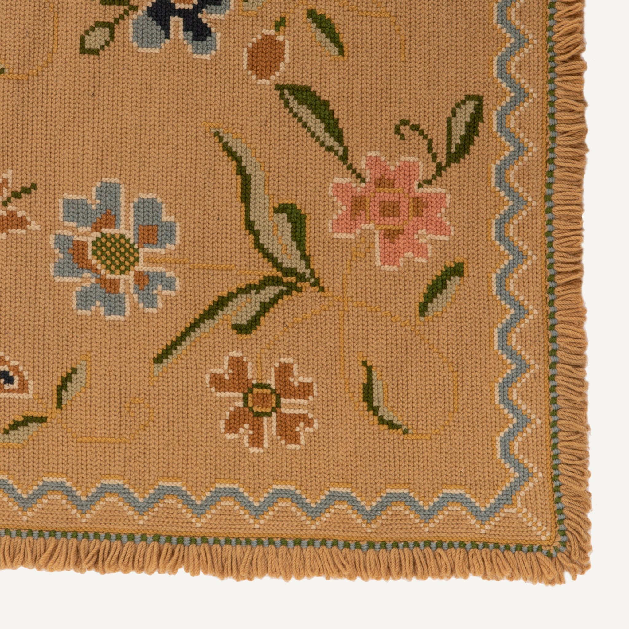 VINTAGE ARRAIOLOS NEEDLEPOINT RUG