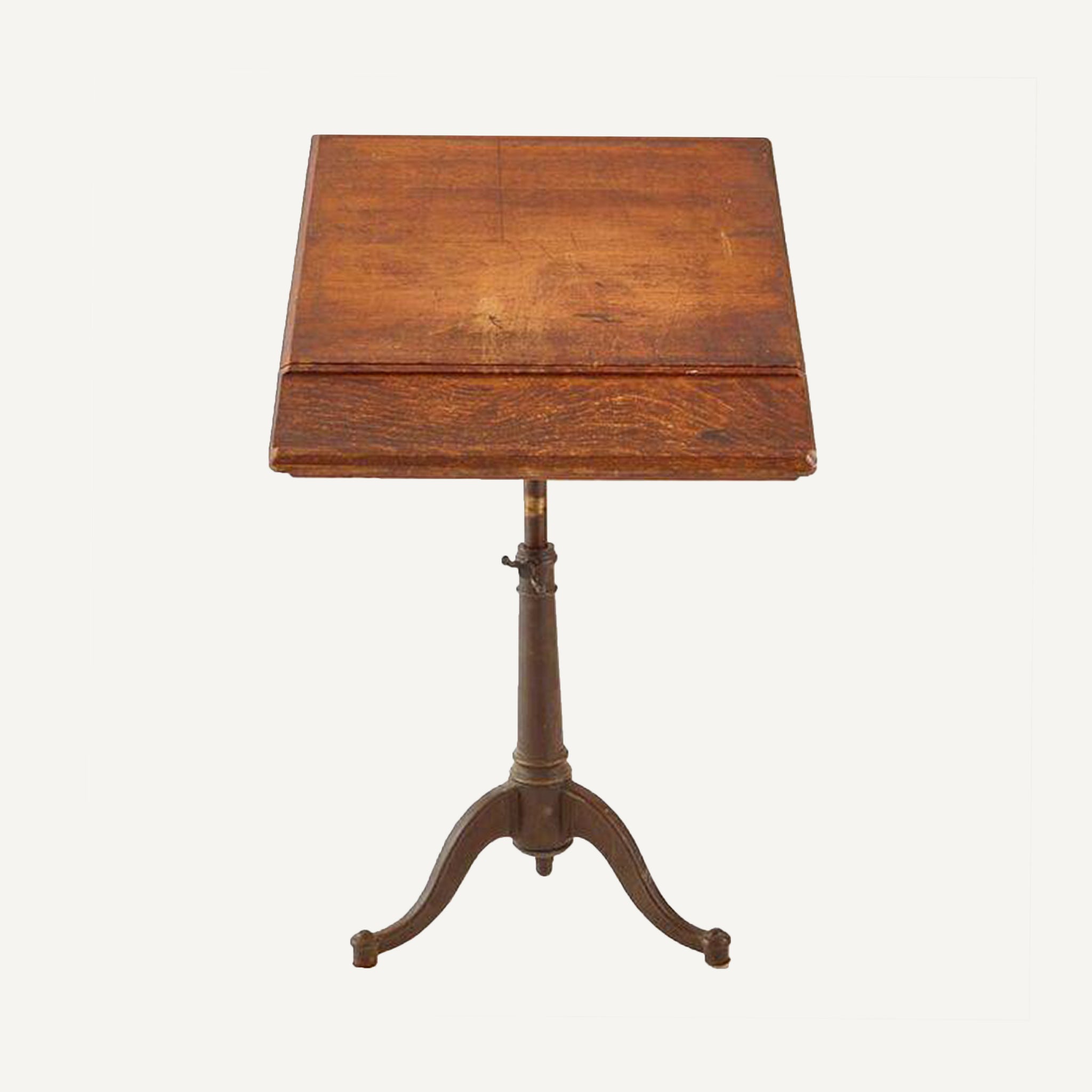 Vintage Drafting Table in Cerused Oak – Avery & Dash Collections